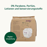 Pañales para bebé Bambo Nature, tamaño 1 (2-4 kg), caja mensual de 132 unidades | Pañales Premium con protección mejorada contra fugas | Máxima comodidad y libertad para los recién nacidos | Pañales testados dermatológicamente