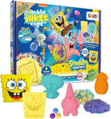 INKEE Bob Esponja Sorpresa Bomba de Baño para Niños Bob Esponja Pantalones Cuadrados Coleccionable 80 Gramos Naty Shop Set de Baño para Niños Bob Esponja