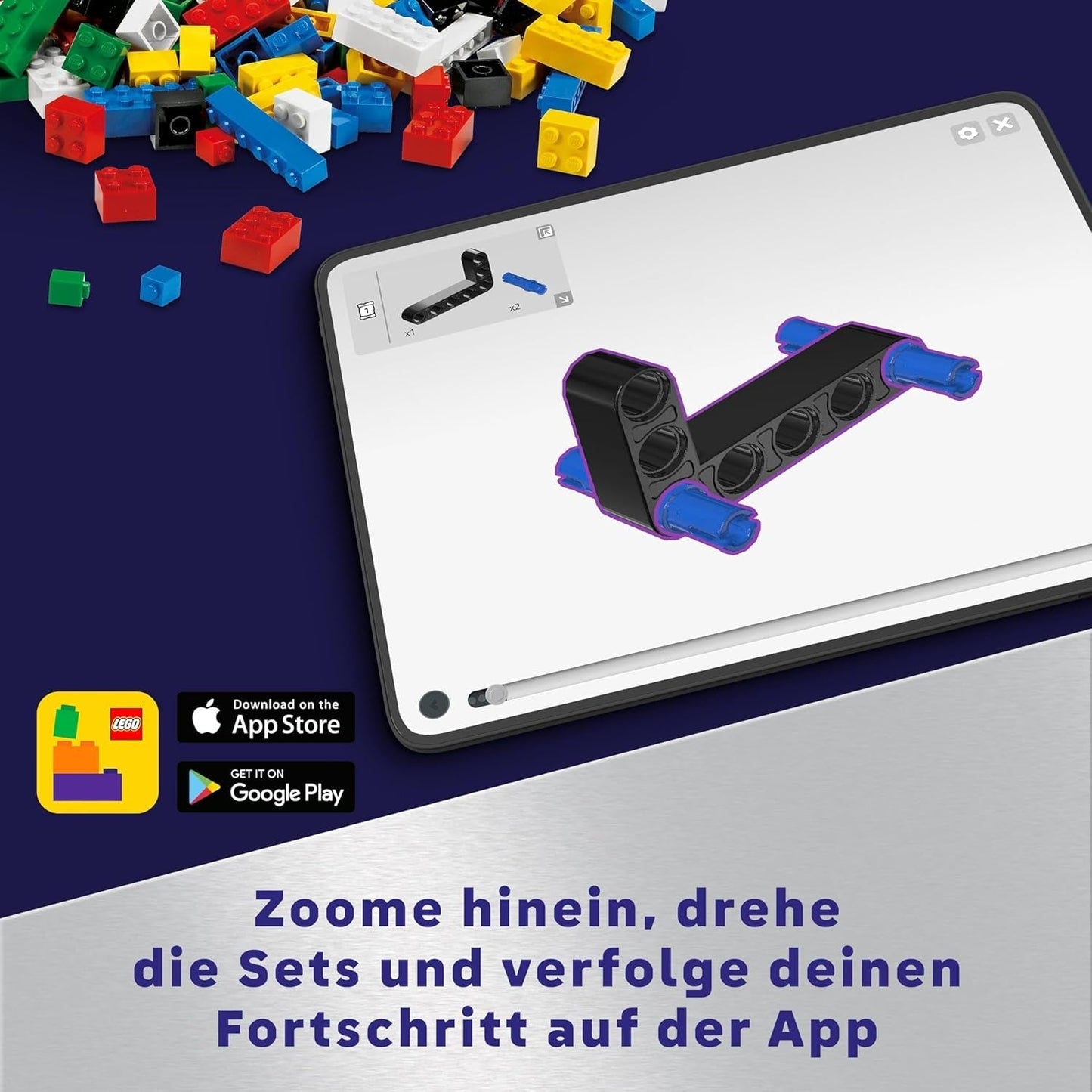 LEGO Technic Vtol Space Transporter LT81, Set de Construcción Espacial, Juguete Espacial, Nave Espacial, Mini Rover, Regalo para Niños y Niñas Mayores de 10 Años 42181 Juegos de Construcción Besuche den LEGO-Store