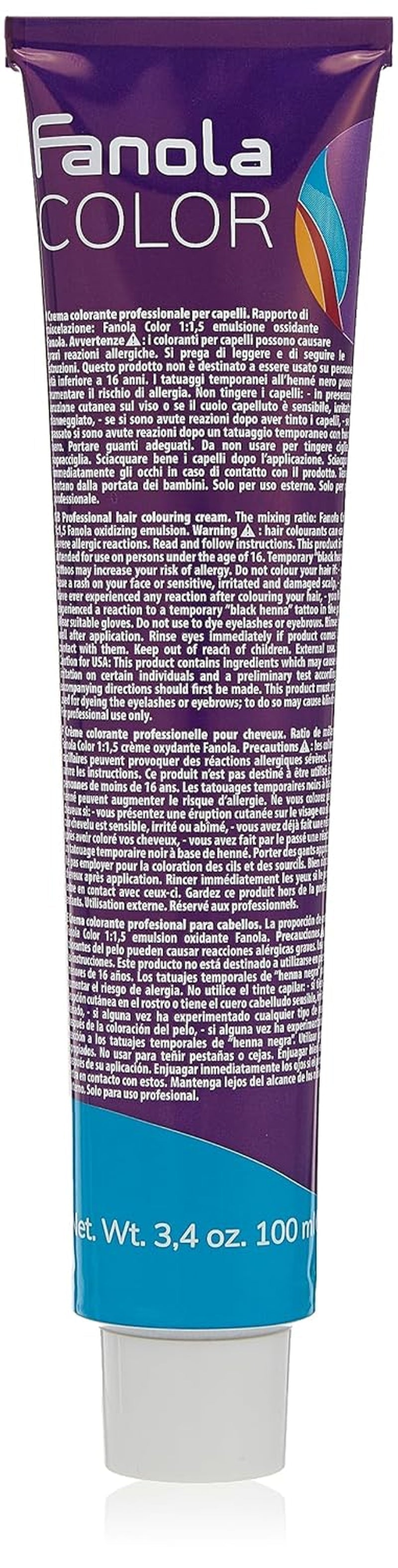 Fanola crema colore Crema colorante 7.0 Rubio, 100 ml