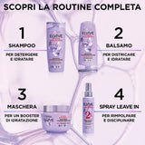 L'Or?al Paris Elvive Hydra Hyaluronic Maschera 72H Booster di Idratazione 300 ml Mascarilla Capilar Naty Shop