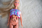 Simba 105733333 - Steffi Love Welcome Twins, Muñeca Embarazada con Gemelos, Cambiador y Bañera, Accesorios, Muñeca Fashion, 29cm, para Niños a Partir de 3 Años