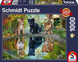 Schmidt Spiele 57392 Dream Big, gatos, rompecabezas de 1000 piezas Puzzle Naty Shop Título predeterminado