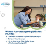 WaterWipes Sensitive+ Toallitas húmedas para bebés y niños pequeños, 720 unidades (paquete de 12), limpieza, cuidado, protección 3 en 1, 99,9% agua, limpieza texturizada, sin fragancia