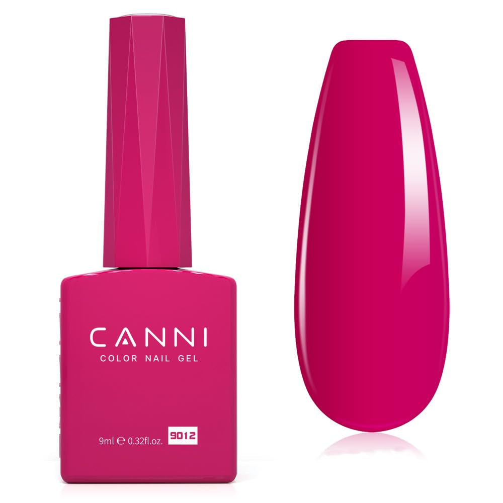 CANNI esmalte de uñas en gel, semipermanente, morado oscuro, esmalte de uñas, gel UV, remojo, manicura