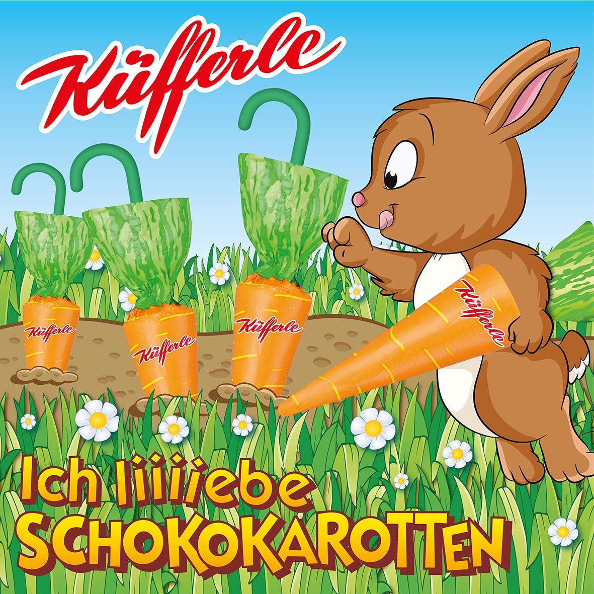 Küfferle, Zanahorias con chocolate original 810 g 60 uds., Chocolate con leche, 1 unidad