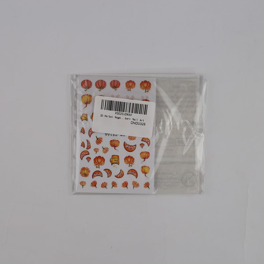 Pegatinas de uñas de otoño 3D, pegatinas de uñas de hojas de calabaza, líneas geométricas, flores, pegatinas de uñas, diseño del día de Acción de Gracias, pegatinas de uñas de calabaza de otoño, accesorios de uñas, arte de uñas