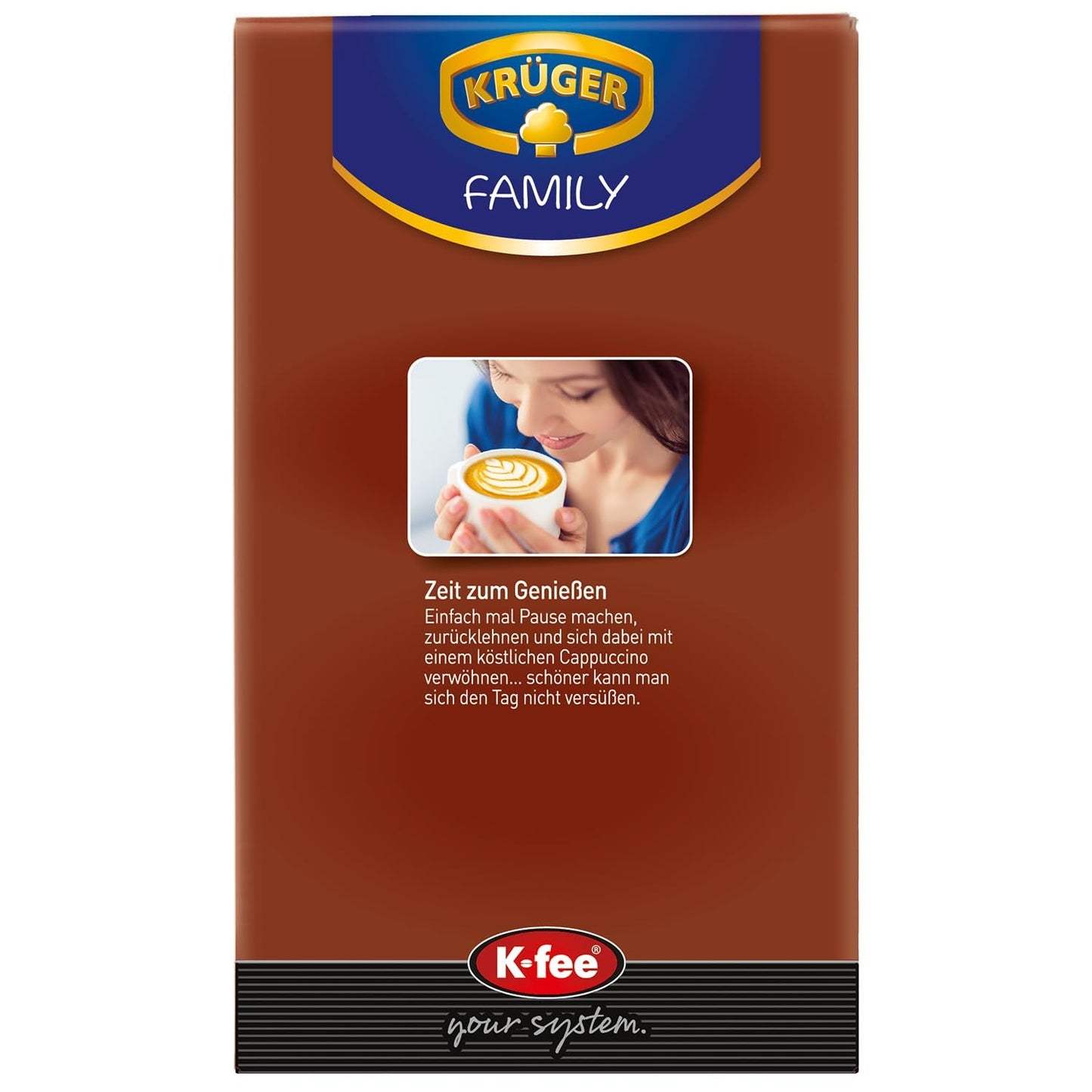 KRÜGER Cappuccino Schoko Cápsulas de café, compatibles con K-fee y ALDI EXPRESSI* Kapselmaschinen, café instantáneo aromatizado, 96 cápsulas