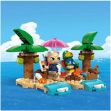LEGO Animal Crossing Paseo en Barco por la Isla de Käptens, juguete creativo para niños con 2 minifiguras de la serie de videojuegos incluida Huschke, regalo para niñas y niños a partir de 6 años 77048 Juegos de construcción Besuche den LEGO-Store