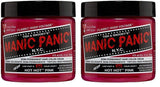 Manic Panic Hot Hot Pink Crema Clásica Vegano Cruelty Free Tinte Capilar Semi Permanente 118ml Naty Shop Tinte Capilar Hot Hot Pink 118 Ml (Pack de 2)