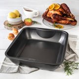 Zenker Xxl-Brat- Und Auslaufform (40 X 8 X 34 Cm) COCCIÓN ESPECIAL, Rechteckige Ofenform Mit Antihaftbebeschichtung, Backblech Für Krosse Braten & Saftige Aufläufe (Farbe: Schwarz), Menge: 1 Stück Moldes y bandejas para hornear Naty Shop