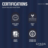 GYADA COSMETICS, Compresa Ayurvédica Fortalecedora Hialurvédica, Tratamiento Profesional para Cabello Fino y Débil, Anti-Frizz con Methi, Maca, Henna Neutra, Mascarilla Capilar Naty Shop 200ml