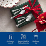 Villeroy & Boch - Toy'S Delight juego de cucharas de café 6 piezas Silver Platinum, apto para lavavajillas Cocina Naty Shop