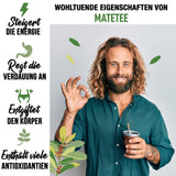 ORIGEENS BIO YERBA MATE TÉ 1 KG - El Original I Sin tostar, hojas, sin tallos, polvo ni migas I Bebida energizante y desintoxicante