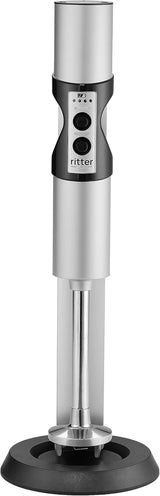 Ritter Stilo 7 plus Kabelloser Stabmixer, Pürierstab Mit Akku Aus Vollmetall, Hecho en Alemania, Silver Kitchen Naty Shop Stilo 7