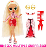 Jajaja ¡Sorpresa! Muñeca de moda OMG - Artículo de regalo - Con muchas sorpresas, incluyendo moda intercambiable y accesorios fabulosos - Ideal para niños de 4 años en adelante, rosa