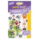 Günthart Backdecor 12 Jugadores y Balones de Fútbol de Azúcar, 21 Gramos Naty Shop Jugador de Fútbol de Azúcar