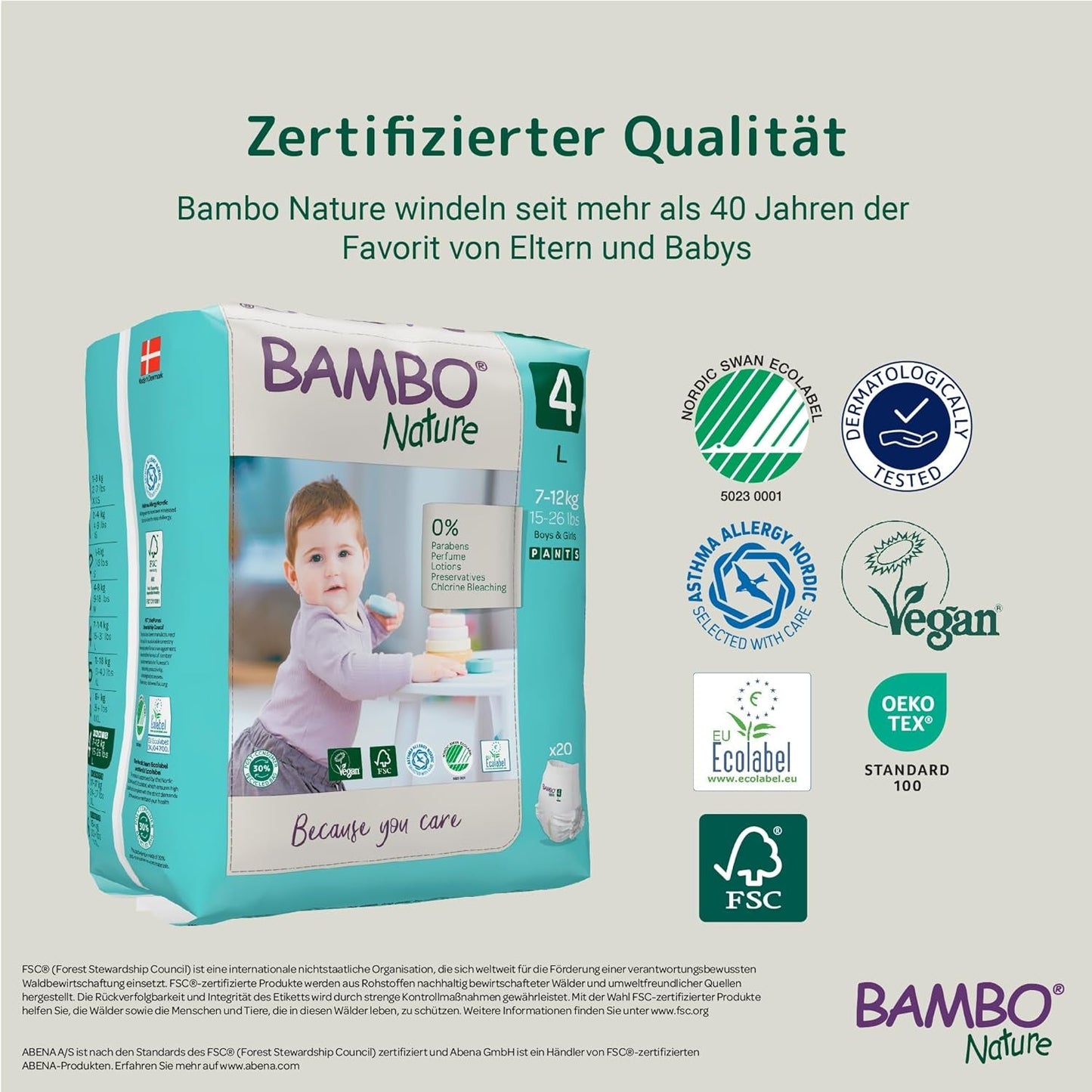 Pantalón deportivo Bambo Nature Premium