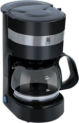 Cafetera para Camión 24V - Cafetera para Camión - Cafetera con Filtro - Cafetera para Mantener Caliente - Cafetera con Jarra de Vidrio - Negra