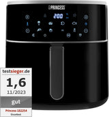 Freidora de aire caliente digital Princess - Capacidad de cuba variable - 8 litros máximo - 6 programas preestablecidos Electrodomésticos Naty Shop 8 litros