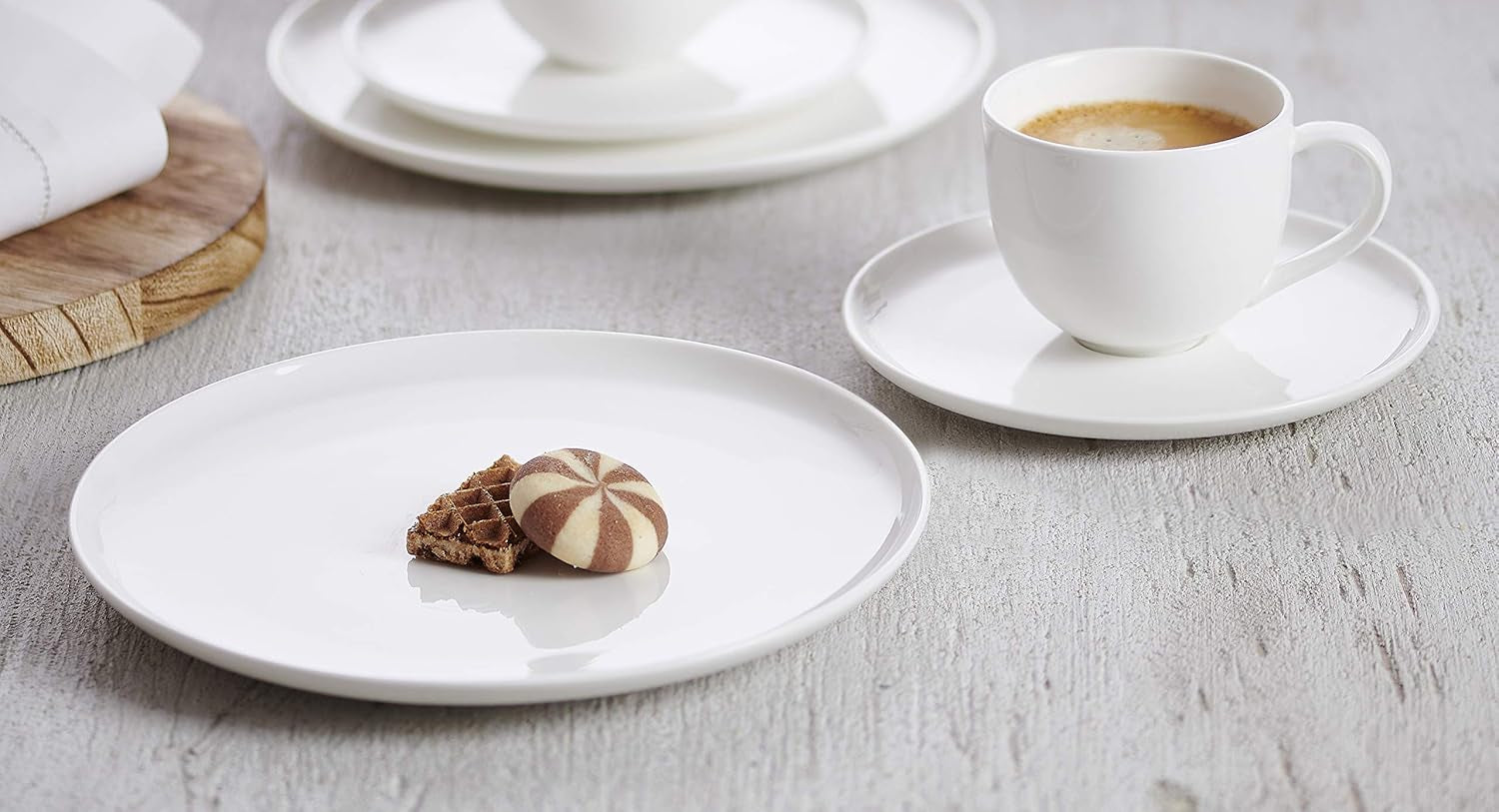 Servicio de café Ritzenhoff & Breker Skagen, 18 piezas, blanco
