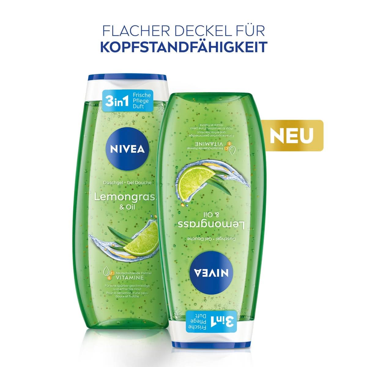 NIVEA Gel de ducha Lemon Grass And Oil, 250 ml Ducha y baño Naty Shop