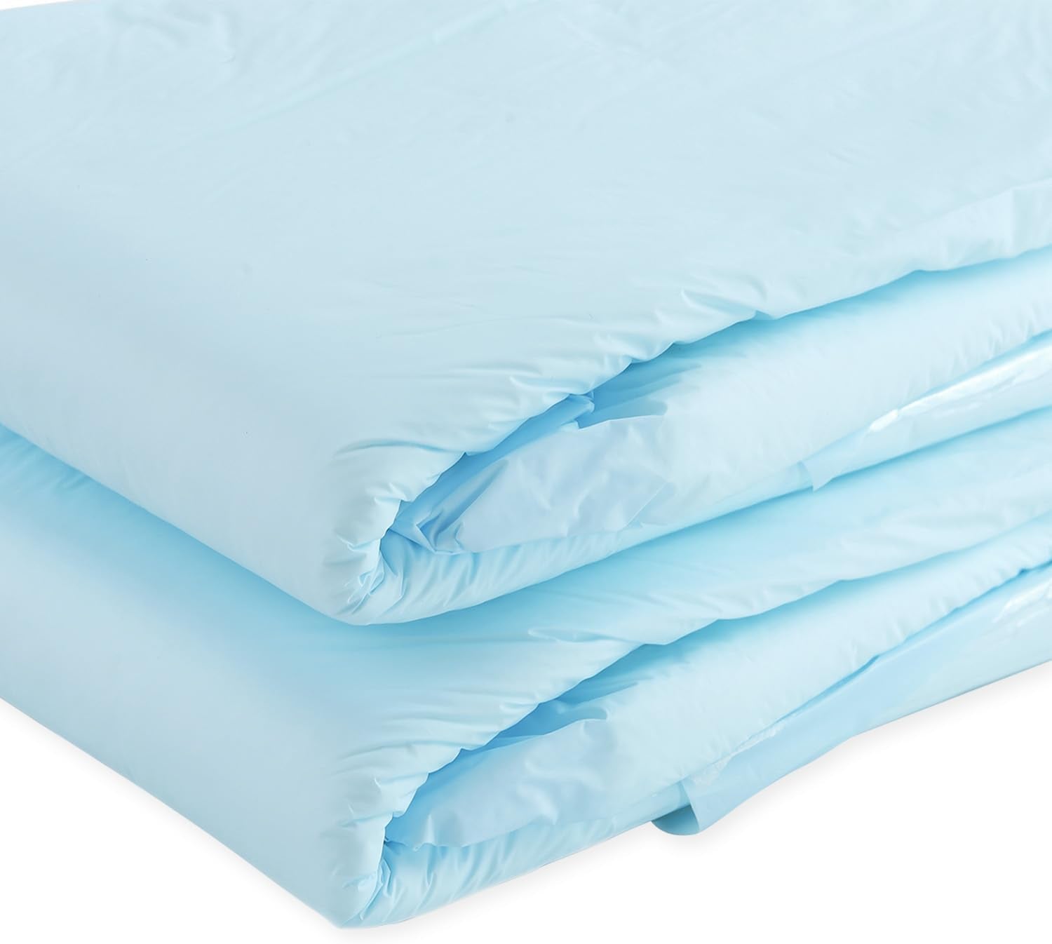 CutiePlusU Pañales para adultos, paquete de 10 bragas desechables para incontinencia con trabillas para mujeres y hombres, máxima absorbencia durante la noche - azul (tamaño grande 94-119 cm)