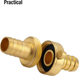 Conector de manguera de latón Gardena, 3 piezas: conector de extensión de manguera, rosca de 26,5 mm (G 3/4"), para mangueras de 13 mm (1/2") (7151-20)