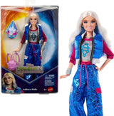 Mattel Disney Zombies 4: Dawn of the Vampires Addison Wells muñeca de moda con atuendo desmontable y 6 accesorios inspirados en películas, JFG32