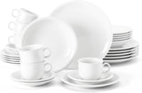 Seltmann Weiden 001.716175 Compact White vajilla de 30 piezas, blanco/simple