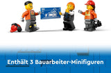 LEGO City Excavadora sobre orugas, excavadora de juguete para niños a partir de 8 años, juguete de construcción con modelo de excavadora, camión para construir con accesorios y 3 minifiguras 60420 Juegos de construcción Besuche den LEGO-Store