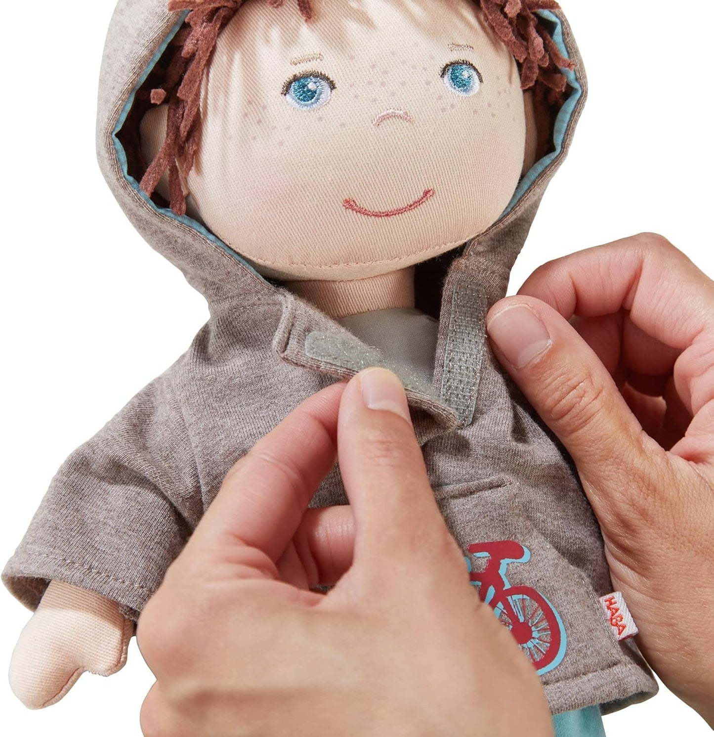 HABA 306528 - Muñeca Lian - Muñeco de peluche para niños a partir de 18 meses para jugar y abrazar fabricado en materiales suaves - Tamaño: 30 cm Naty Shop Muñecas
