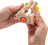 HABA 306692 - Juguete para atrapar con rueda de bolas, Juguete para atrapar a partir de 6 meses, Made in Germany, Coloridos Bebe Toys Naty Shop