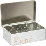 Cenicero metálico tipo cubo blanco "naturaleza escandinava" - 5 five Simply Smart