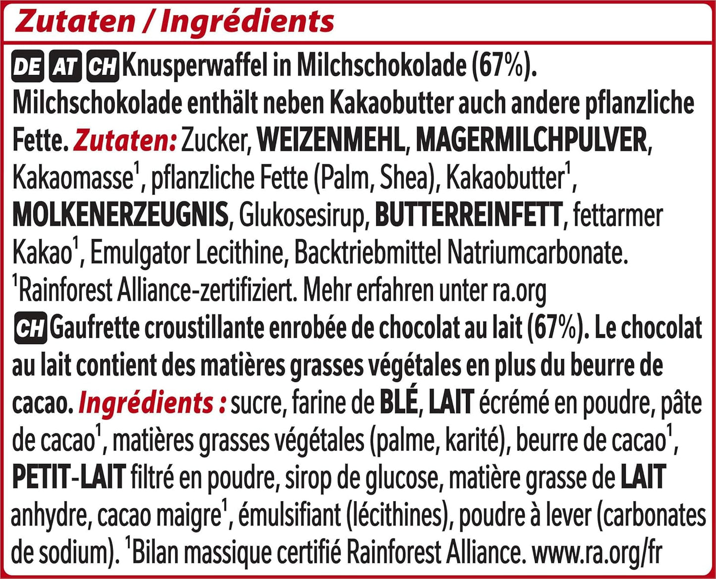 Barras de chocolate Nestlé KitKat Classic Barras de oblea crujientes de chocolate con leche, paquete de 24 (24 x 41,5 g)