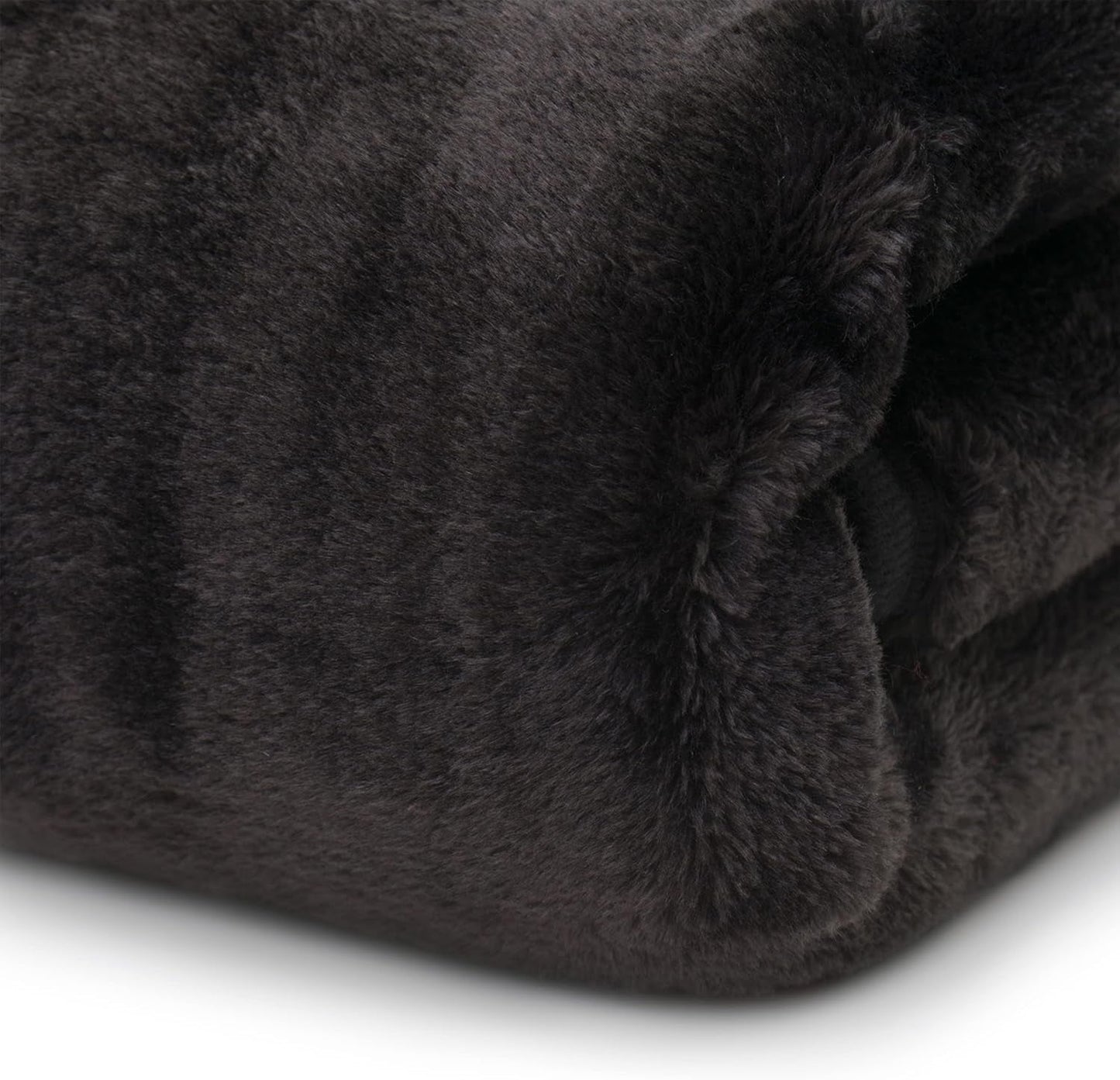 Amago - Cómoda manta, aspecto cachemir, 180 X 220 cm - Negro Camas y mantas Besuche den Gözze-Store