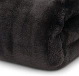 Amago - Cómoda manta, aspecto cachemir, 180 X 220 cm - Negro Camas y mantas Besuche den Gözze-Store