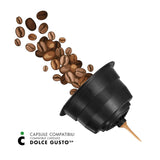 Nescafè Dolce Gusto, 96 cafeteras con el sistema Nescafè-Dolce-Gusto compatible - Il Caffè Italiano - Mischung Firenze, Intensidad 9