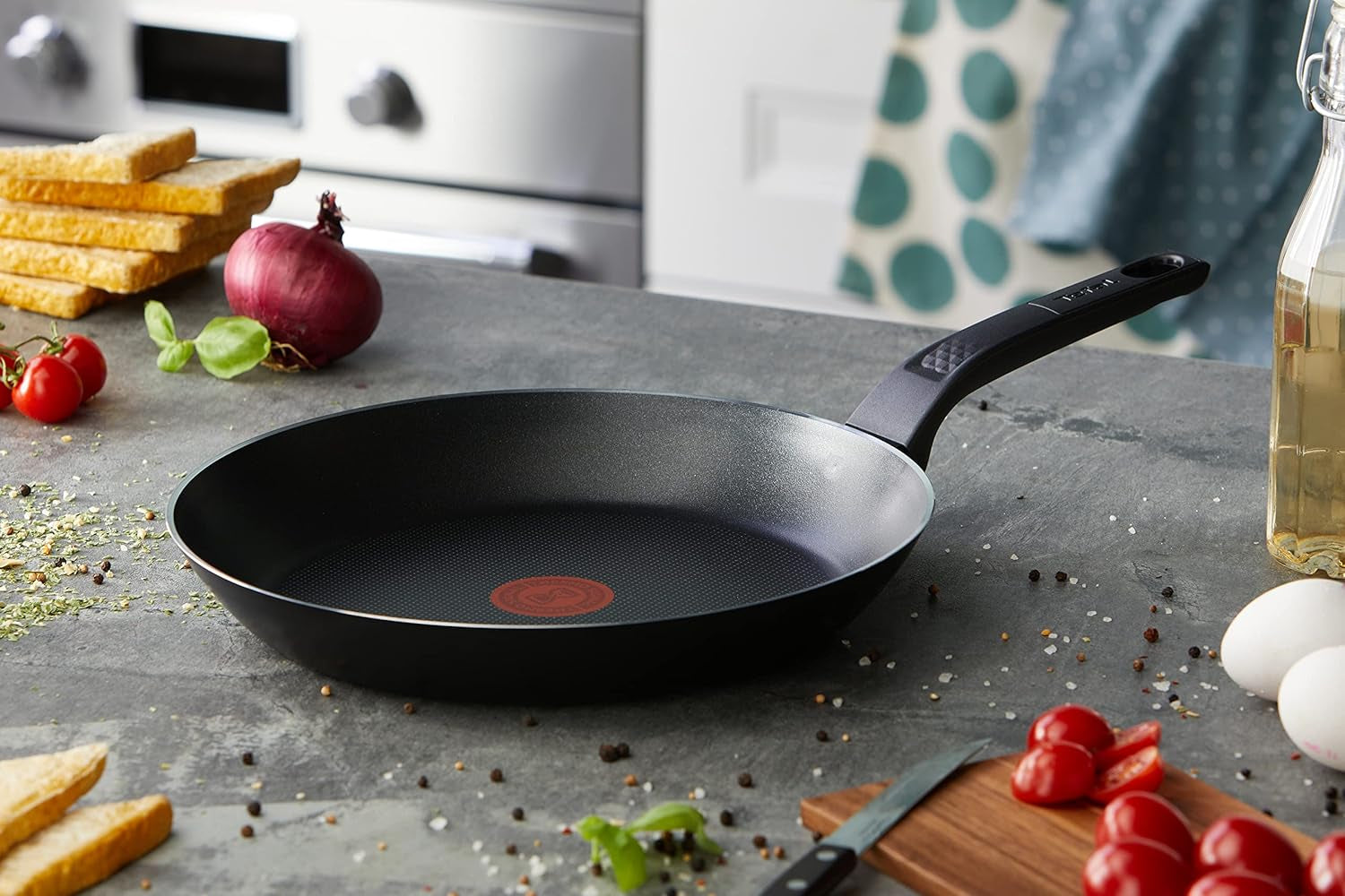 Tefal Easy Cook & Clean, revestimiento antiadherente, indicador de temperatura, no recomendado para inducción Ollas y Sartenes Naty Shop