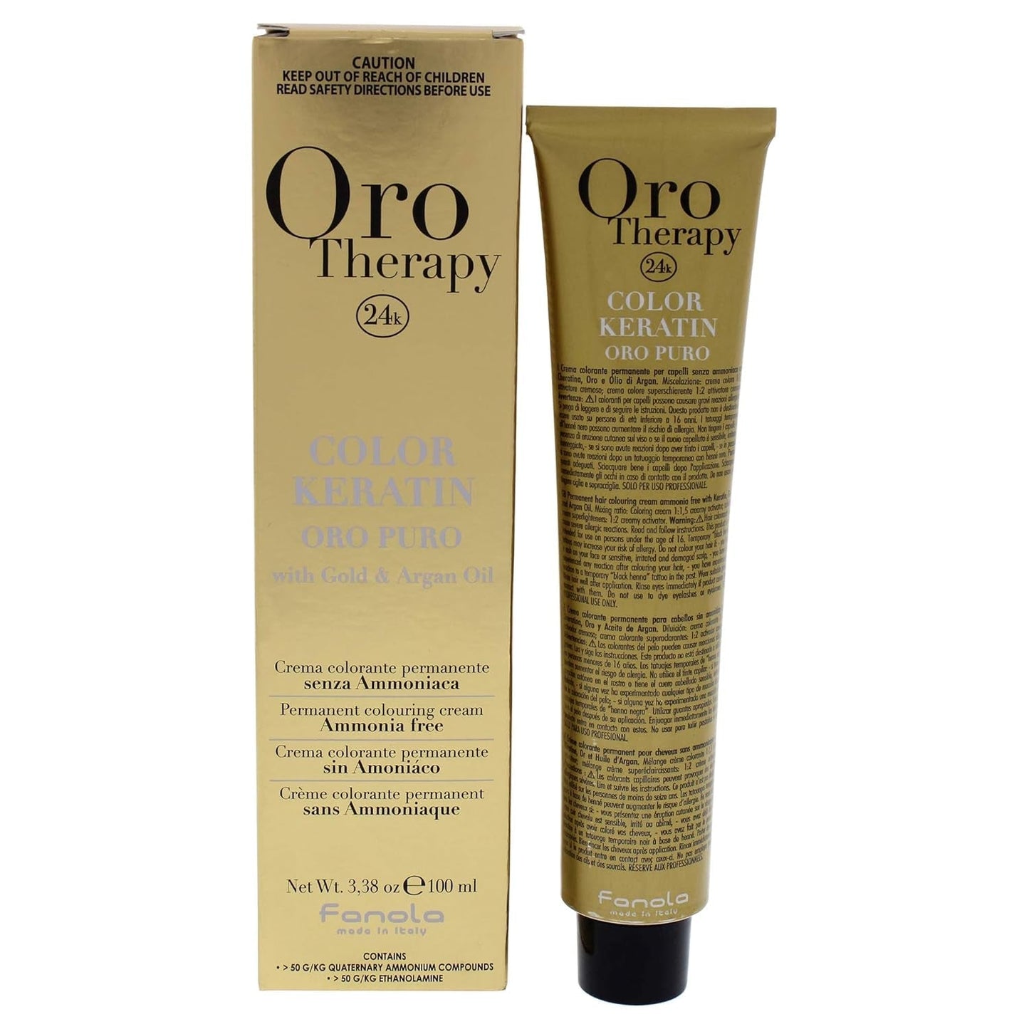 Fanola Oro Therapy Color Queratina 5.0 100ml