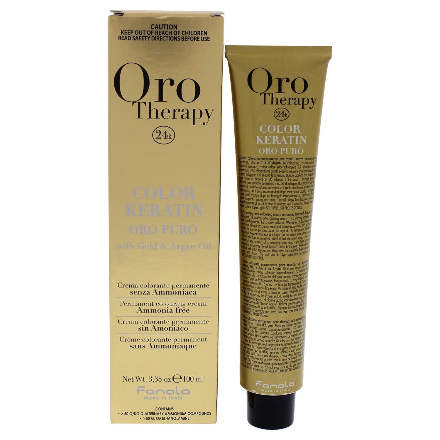 Fanola Oro Therapy Color Queratina 5.0 100ml