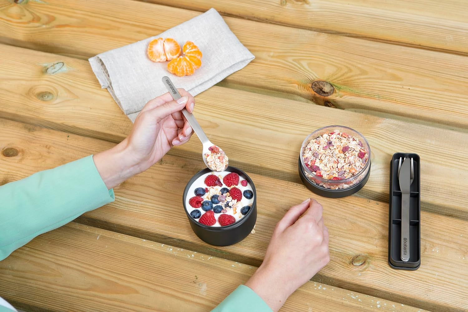 Brabantia - Set de 3 Cubiertos Make & Take Kitchen Naty Shop