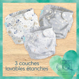 Pampers - Paquete básico Harmony Hybrid, 3 pañales lavables + 25 capas superiores desechables - 1 paquete