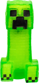 Heroes of Goo Jit Zu - Figura expandible de Minecraft - Steve con armadura y espada de diamantes, relleno pegajoso súper elástico con elemento de diamante oculto en el interior, se expande a figuras de acción de 3 tamaños Naty Shop Creeper