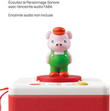 Figura sonora Los Tres Cerditos - cuentos con sonido - juguete, contenidos educativos, versión en francés, niños de 4 a 6 años Bebe Toys Naty Shop