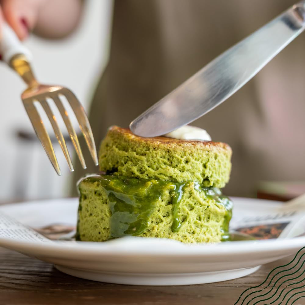 Naturalebio BIO Té verde en polvo 100 g. Para cocinar y hornear. Matcha japonés original. Té verde de Japón, vegano, sin gluten y sin OGM. Producto orgánico natural.