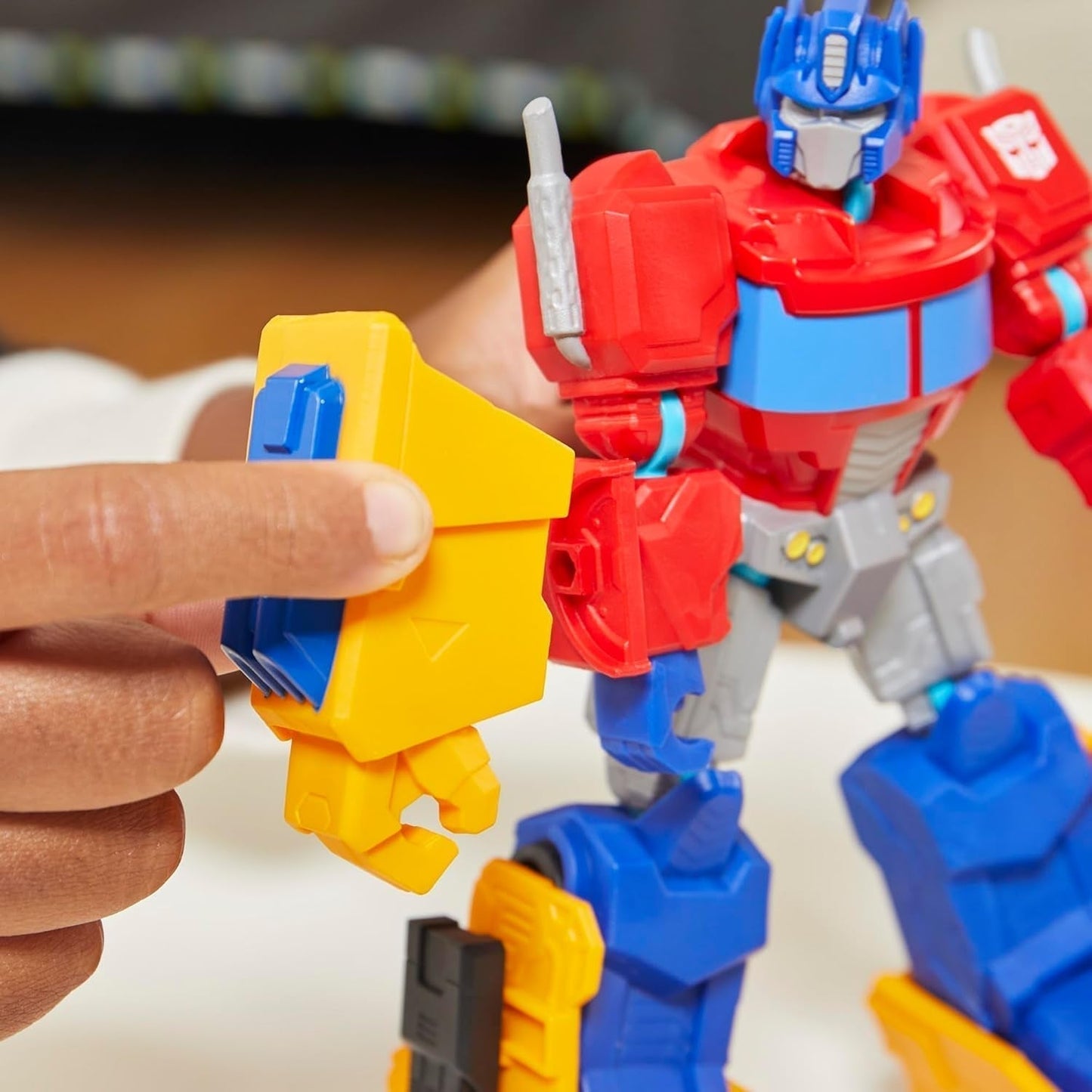 Transformers Mixmashers Optimus Prime Figuras de acción y accesorios de lujo personalizables Figuras de acción Naty Shop
