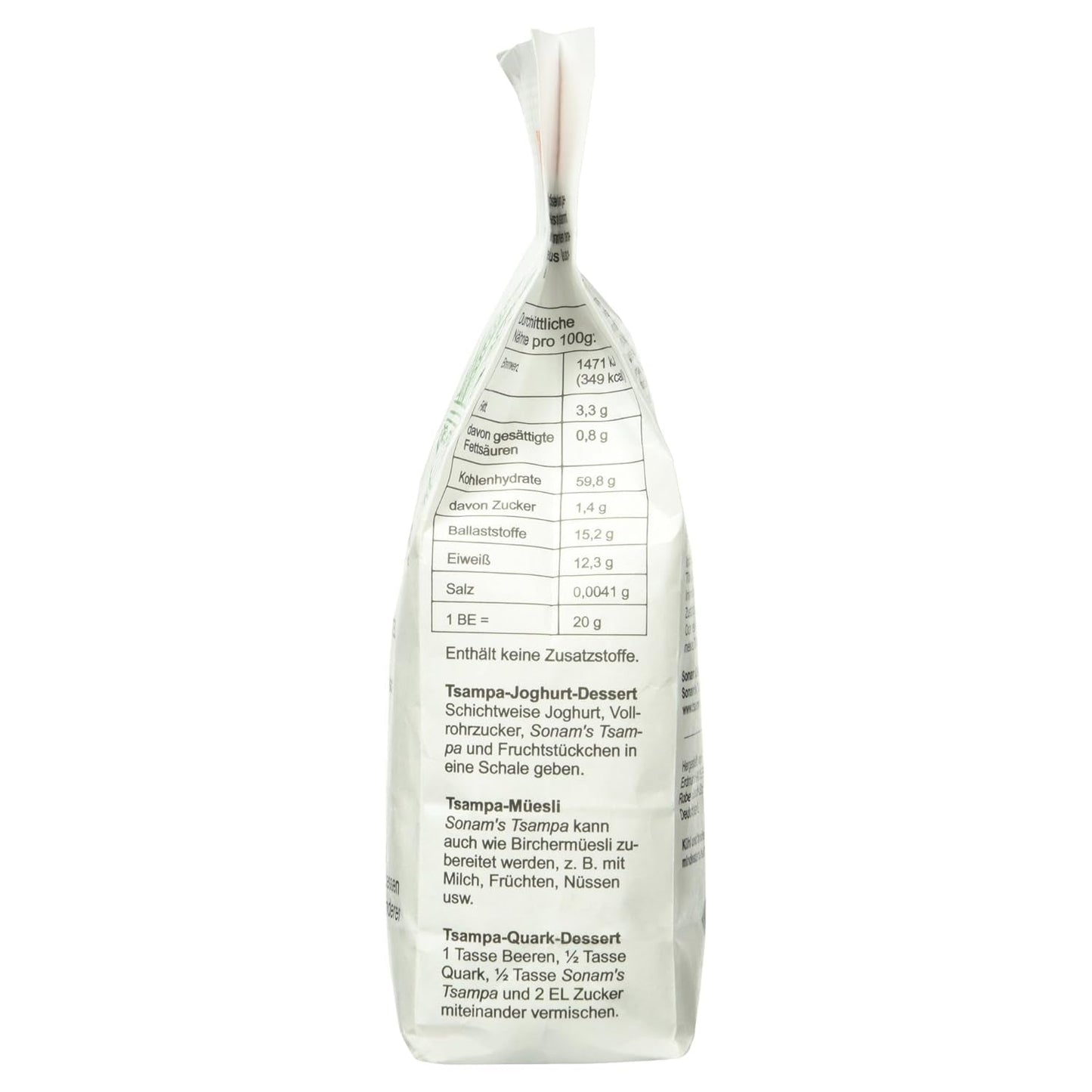 Cebada Tsampa de Sonam, 250g