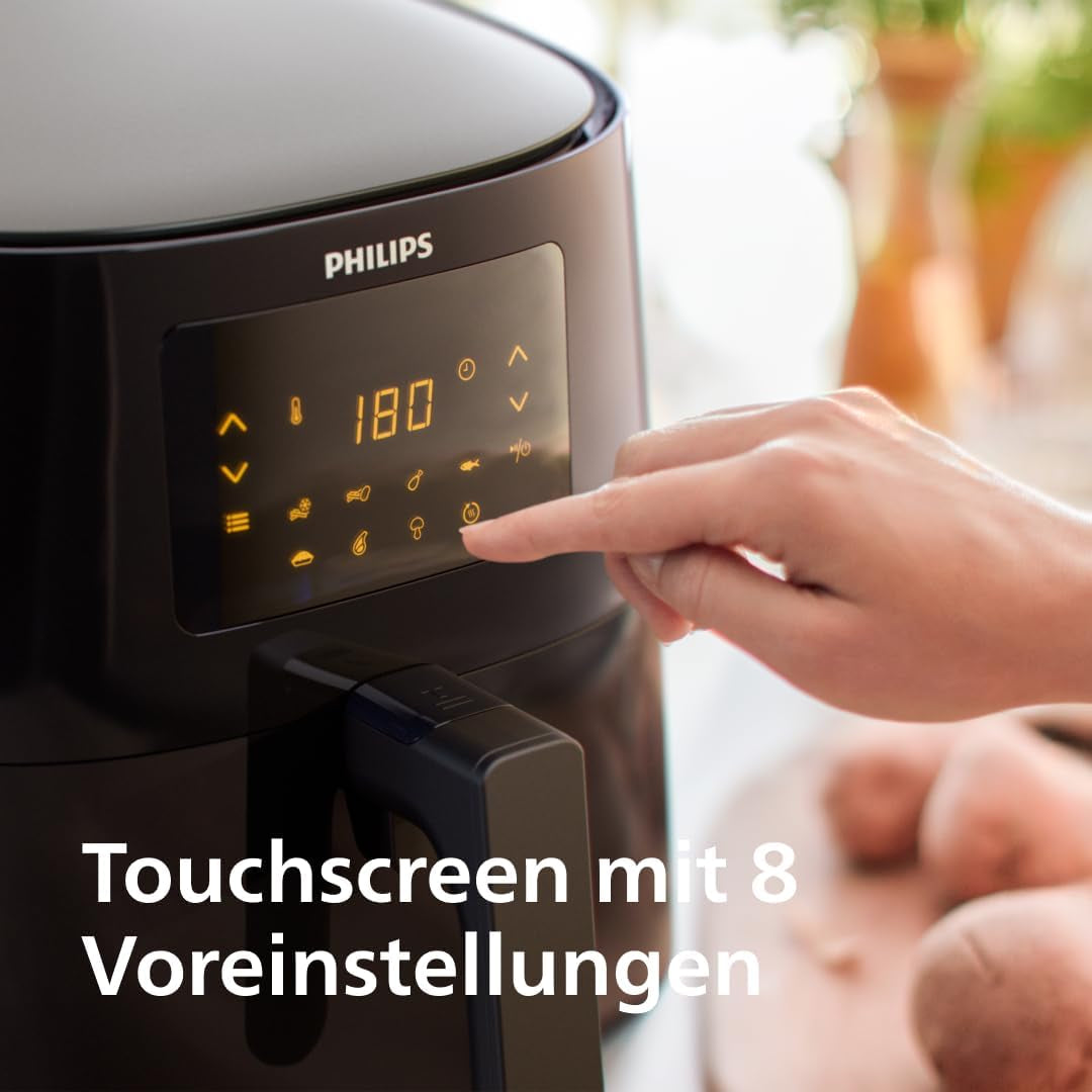Philips 3000Er Airfryer XL - Tecnología Rapid Air, freír con hasta un 90% menos de grasa, capacidad 1,2 kg, 6,2 litros, pantalla táctil Electrodomésticos Naty Shop