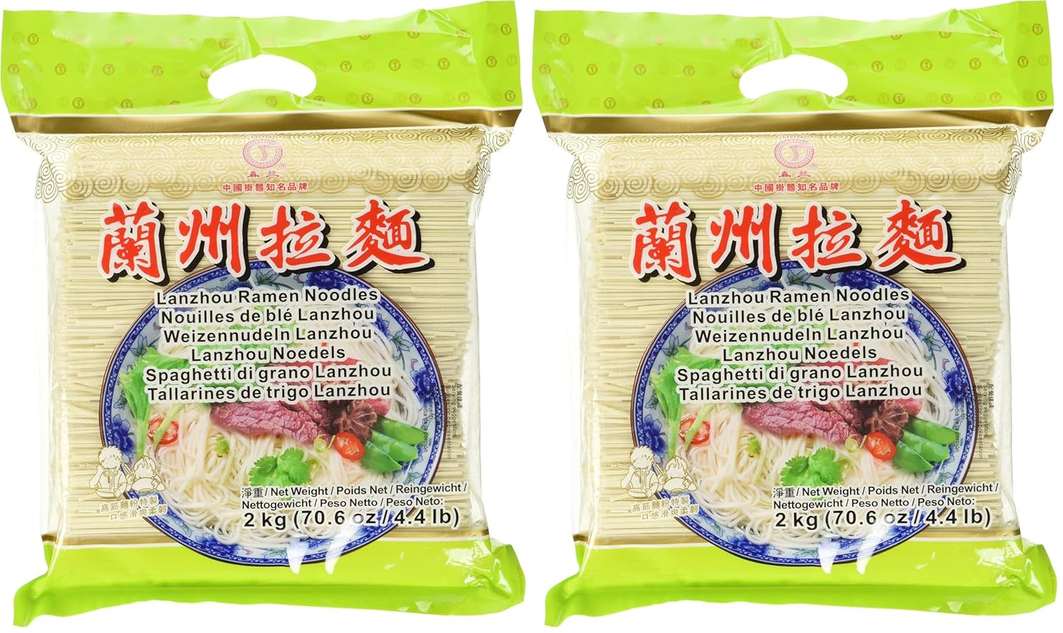 Fideos de trigo (Lanzhou), 1 paquete (1 x 2 kg)